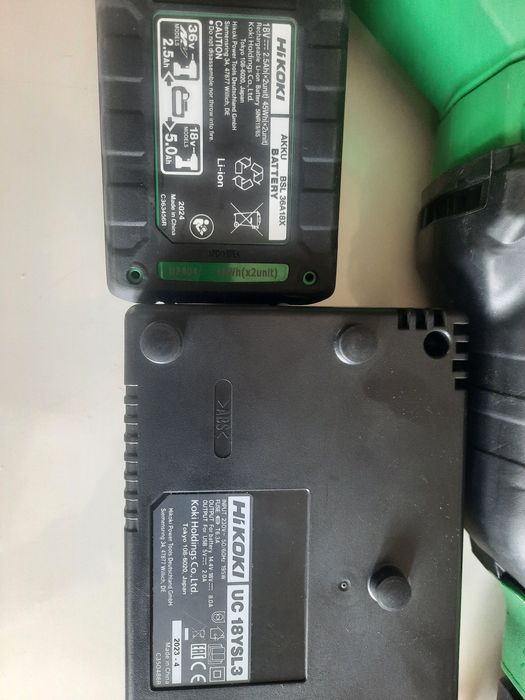 Ferăstrău sabie cu acumulator hikokiHitachi CR36DA fabricatie 2024.