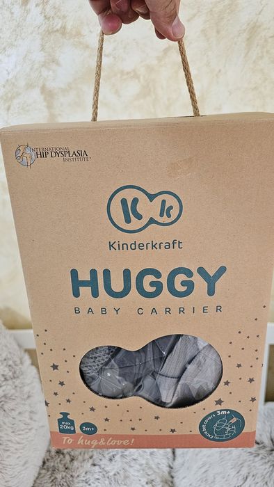 Marsupiu ergonomic Kindercraft huggy stars