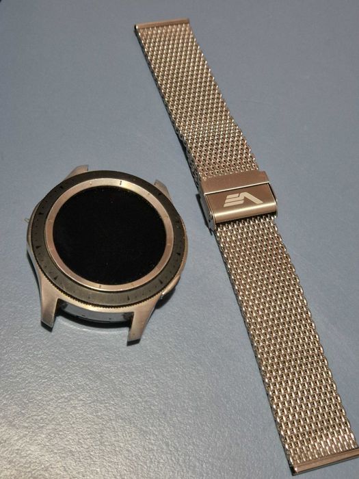 SmartWatch Samsung Galaxy 46mm, Silver, bratara metalica