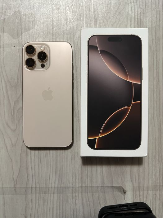 Iphone 16 pro max 512gb desert titanium 93% bateria