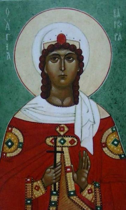 Икона рукописная Великомученицы Варвары