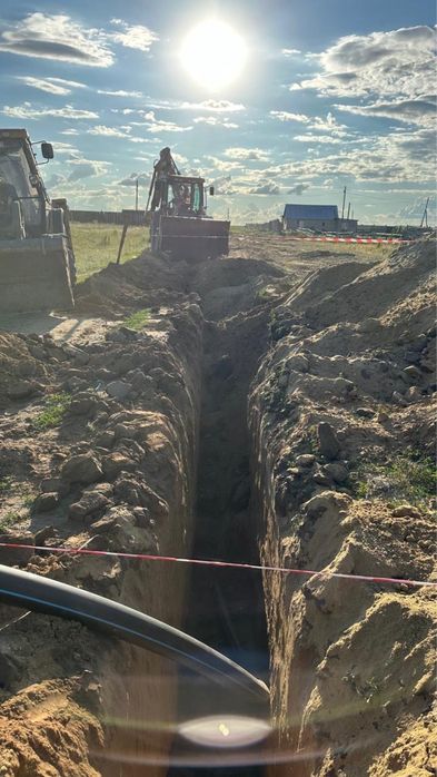 Услуги 3в1 эксковатор погрузчик