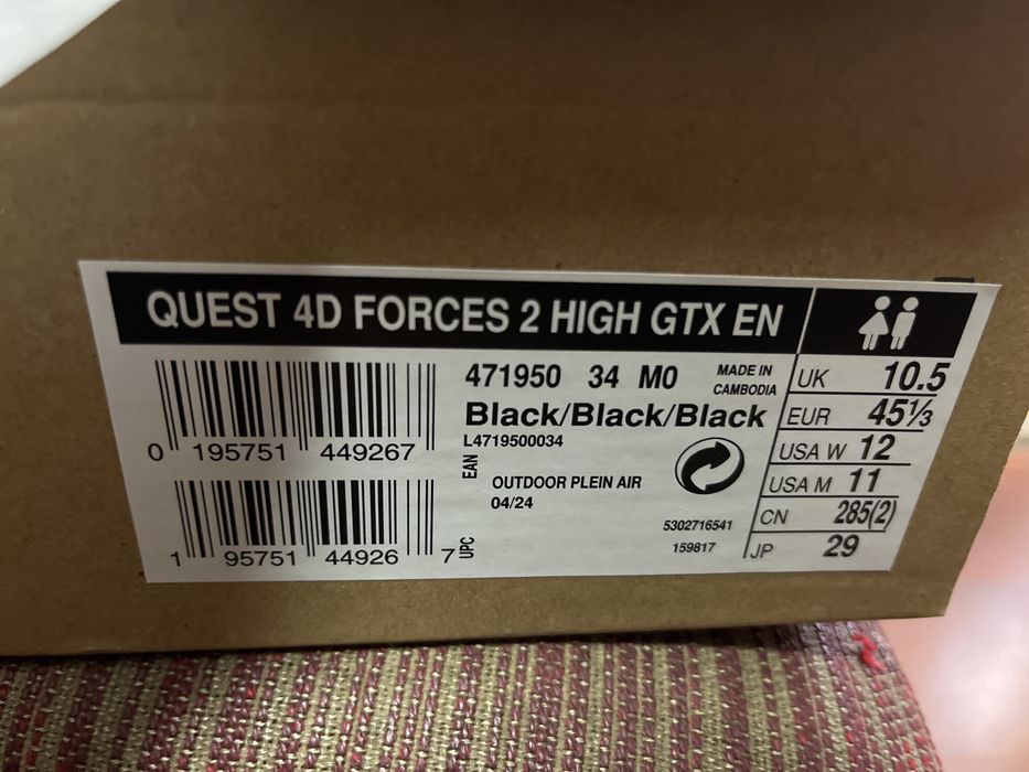 Ghete Salomon Quest 4D Forces