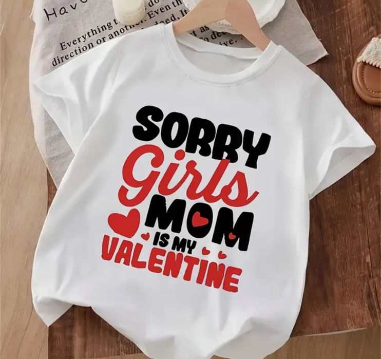 Детска тениска за свети валентин