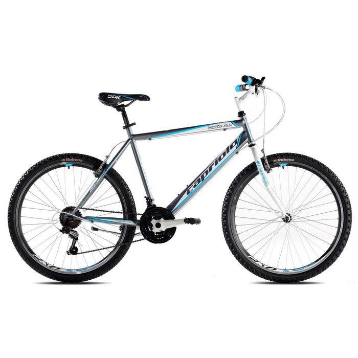 Bicicleta MTB Capriolo Passion Man graphite-white-blue 17inch