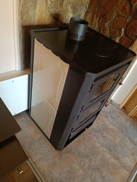 Камина с фурна на дърва с водна риза Prity FG W15