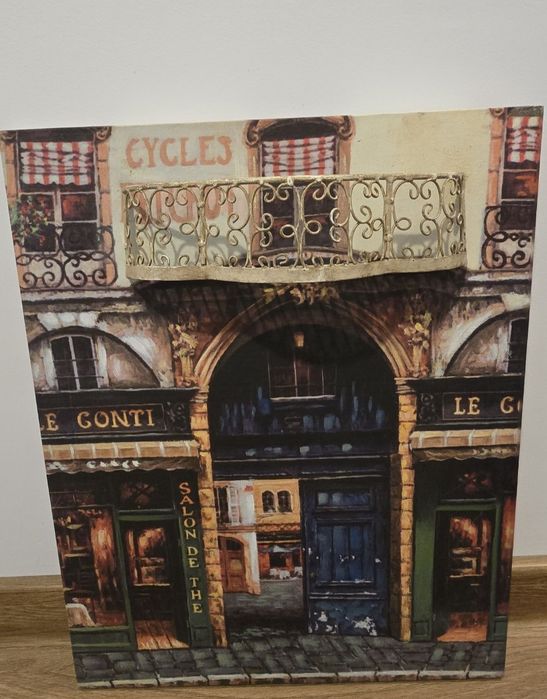 Tablouri canvas imprimate și pictate manual