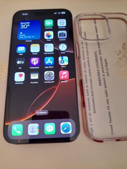 Vand / Schimb iPhone 16 Pro Max   256 Gb Desert Titanium