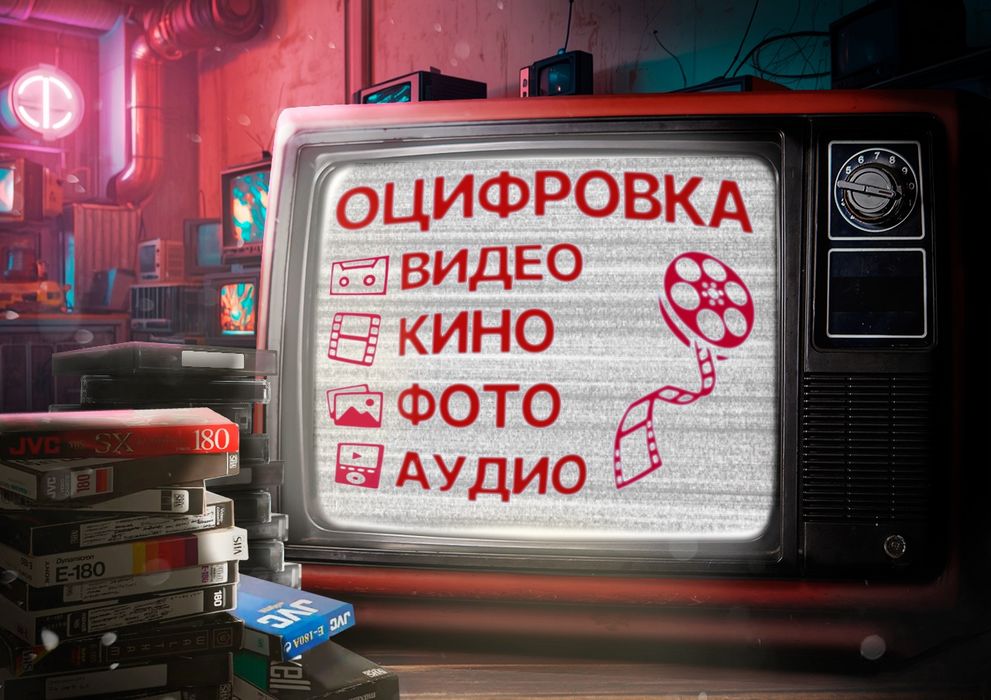 Оцифровка видеокассет и кинопленок