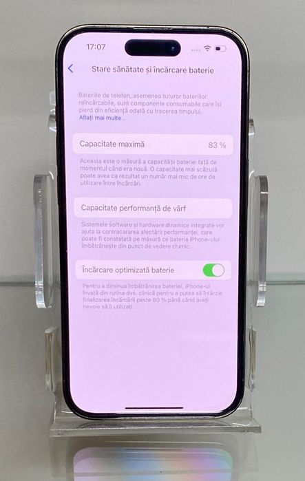 Magazin si Rate Iphone 14 Pro 128GB 6Luni Garantie Stare foarte Buna