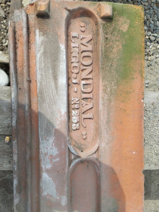 Țiglă ceramică din recuperare