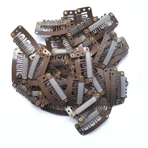 ТОП ЦЕНА! Професионални клипси / щипки за екстеншъни, със силикон!