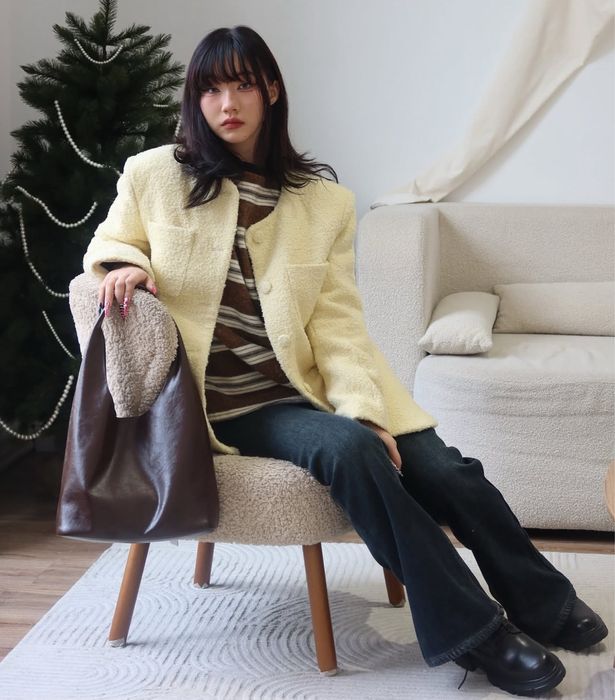 Полу пальто Корея