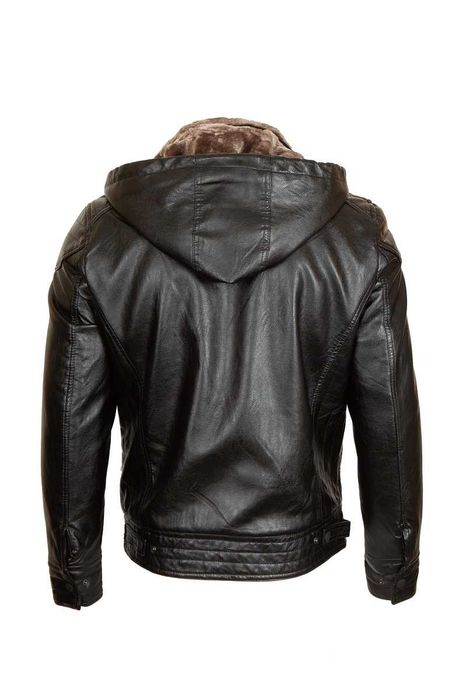РАЗПРОДАЖБА Мъжко зимно кожено яке 'Купър"  Размери от S до 6xl