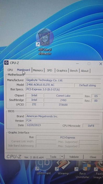 componente calculator I7 10700K - MB cu WiFi, DDR 4  dar fara sursa sau carcasa
