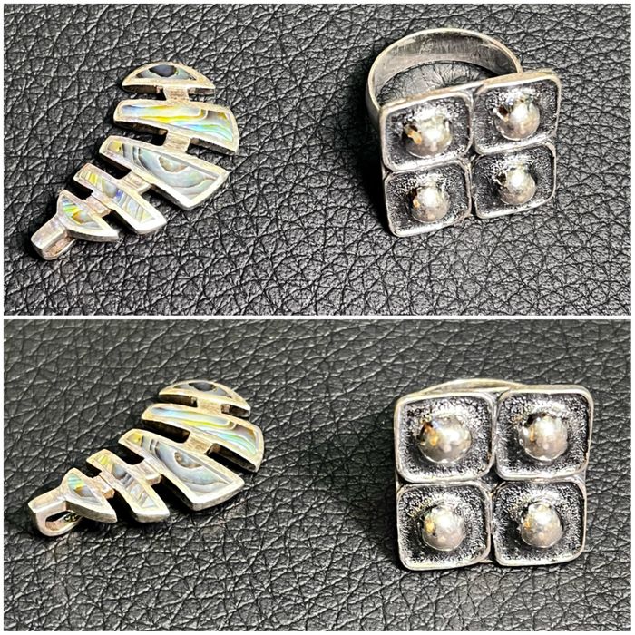 Пръстени медальони обеци сребърни silver 925 srebro prasten obeci