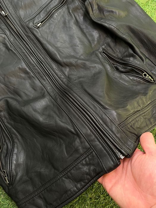 Мъжко яке от естествена кожа : These Glory Days Riki Leather Jacket M