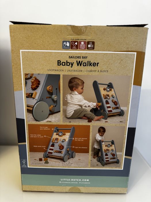 Premergator din lemn cu activitati - LITTLE DUTCH