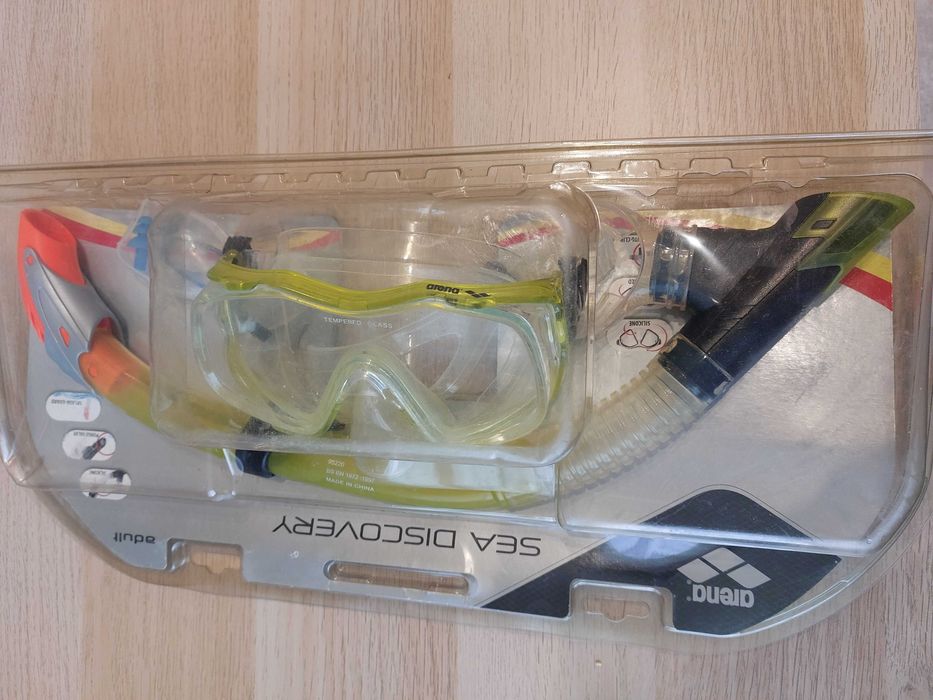 Плавници Aqualung Blue Met 40/41-40.00 и комплект очила и шнорхел20.00