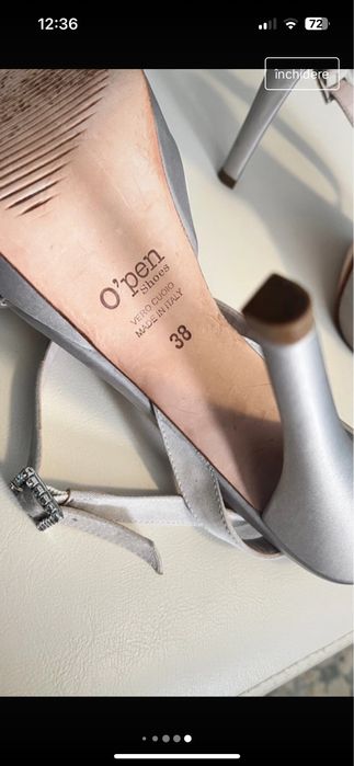 Sandale elegante cu toc