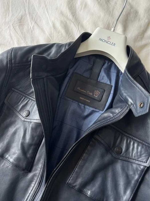 Geaca piele barbati Massimo Dutti