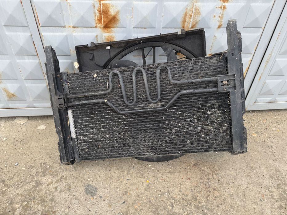 Радиатор и перка bmw 320d e90 m47