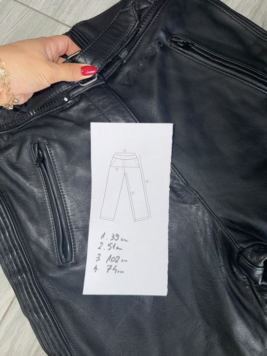 Pantaloni moto piele modeka