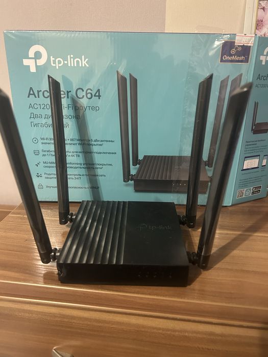 Fi роутер TP-LINK Archer C64 черный