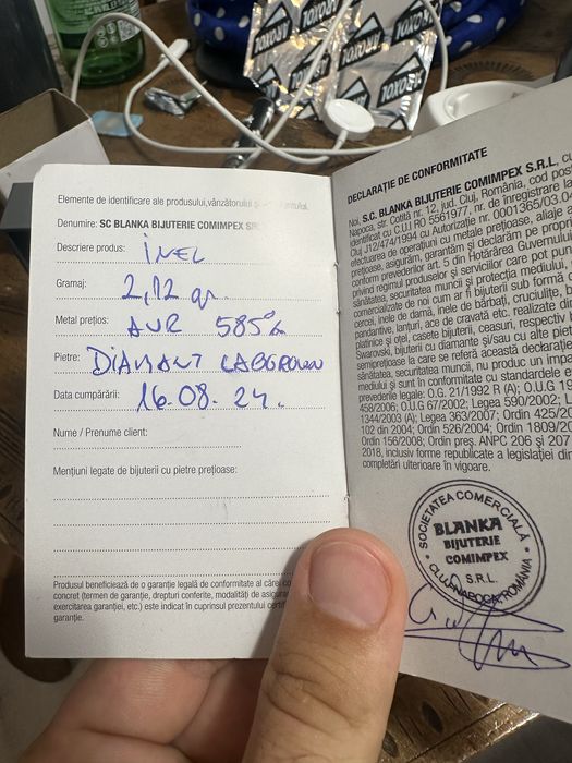 Inel logodna aur alb diamant bijuteria Blanka Cluj