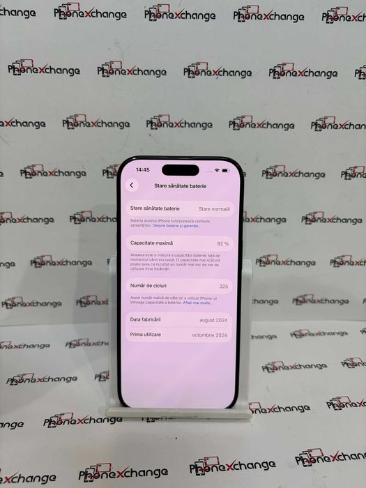 iPhone 16 Pro Black 256GB Neverlocked 93% 49000