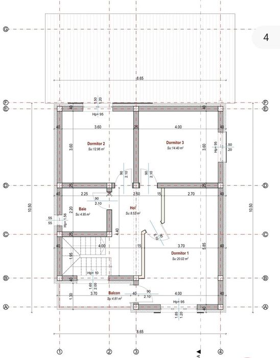 Casă de vânzare în Moara – 190 mp utili + garaj 31 mp, terasă  32 mp