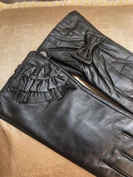 Нови модели!Дамски ръкавици от естествена кожа