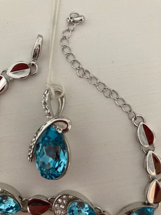 Комплект бижута с камъни Swarovski