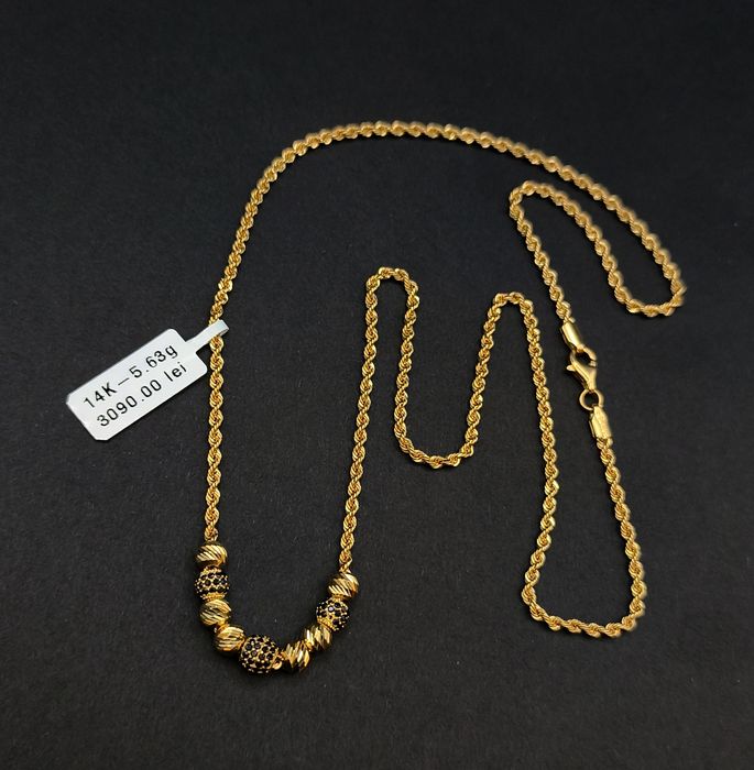 Bijuteria Royal lant din aur 14k 5.63 gr