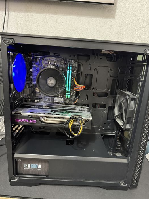 Геймърски компютър – Ryzen 3 1200 + RX 580 4GB