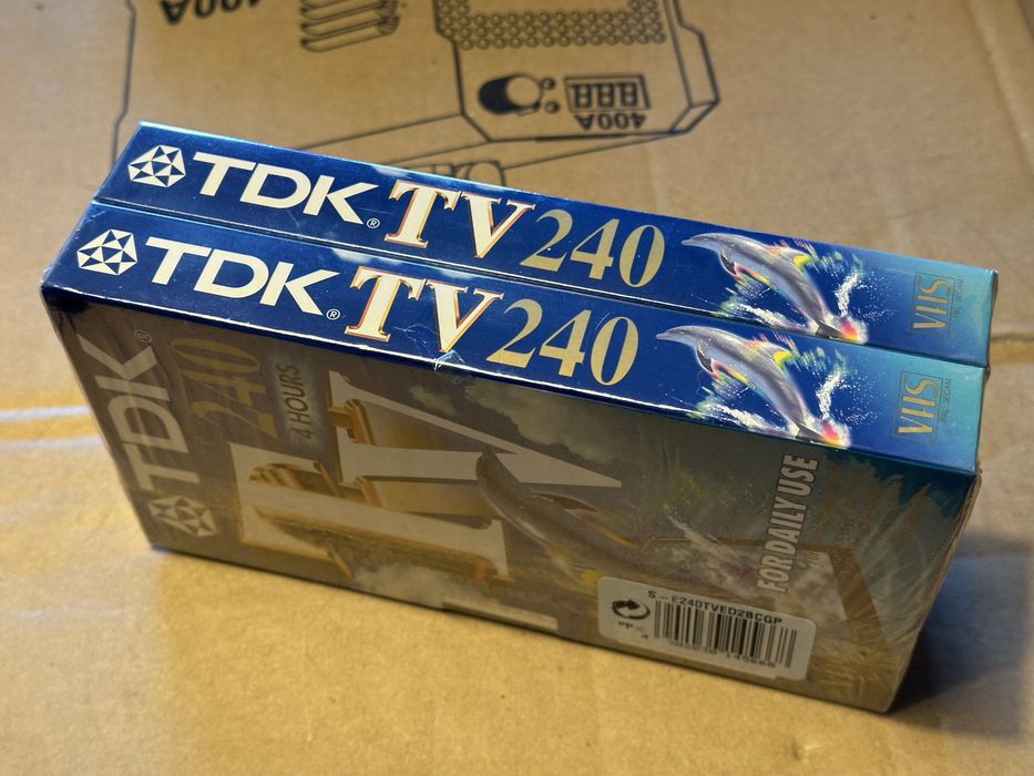 Видео касетки TDK 240 VHS нови
