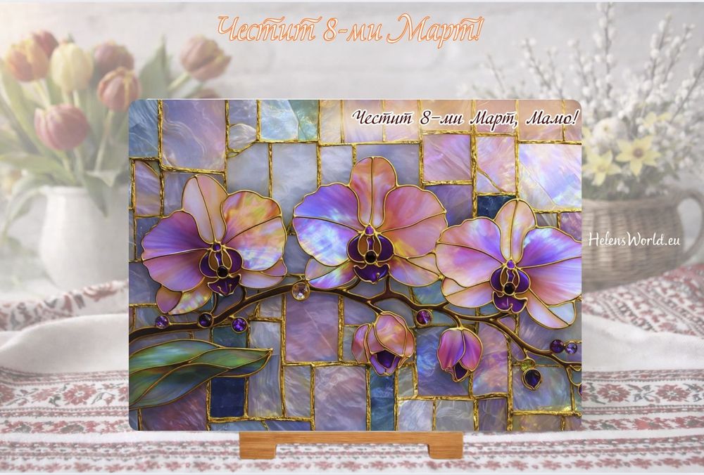 Персонализирана Стъклена дъска за рязане в кухнята