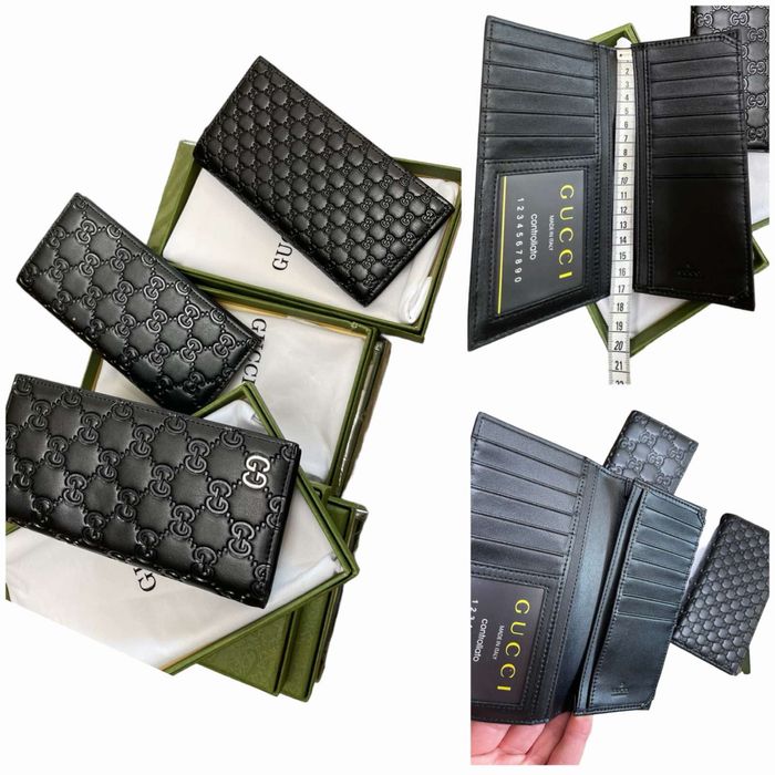 Портмонета от естествена кожа LV, Gucci,