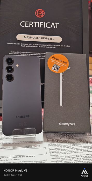 Samsung Galaxy S25 -5G / 128 GB / 12 GB RAM / Nou Neactivat / Garanție