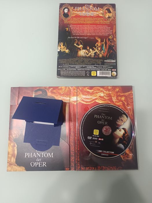 Fantoma de la opera dvd original Swarovski crystal tatoo bonus