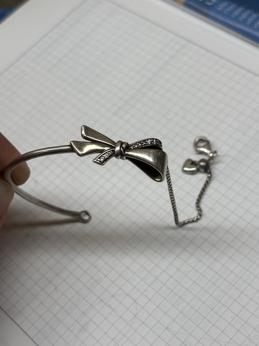 Браслет Pandora Brilliant Bow + 3 шарма