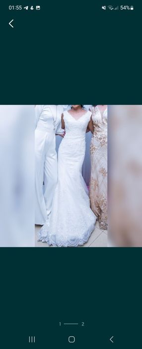Продам 2 платья, свадебное срочно