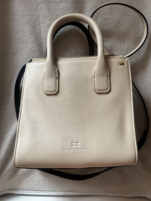 Кожена чанта с две лица Elizabetta Franchi