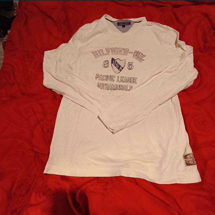 Tricou cu mânecă lungă subțire Tommy Hilfiger originalM