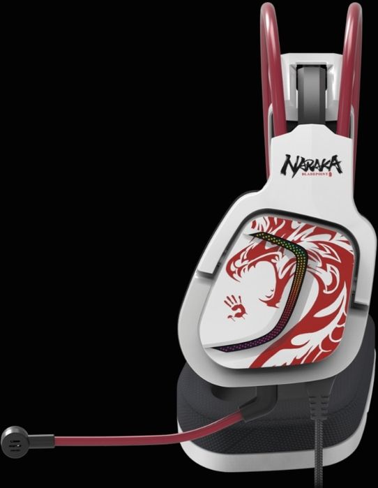 Проводная игровая гарнитура Bloody G575 Naraka, Punk yellow, Black