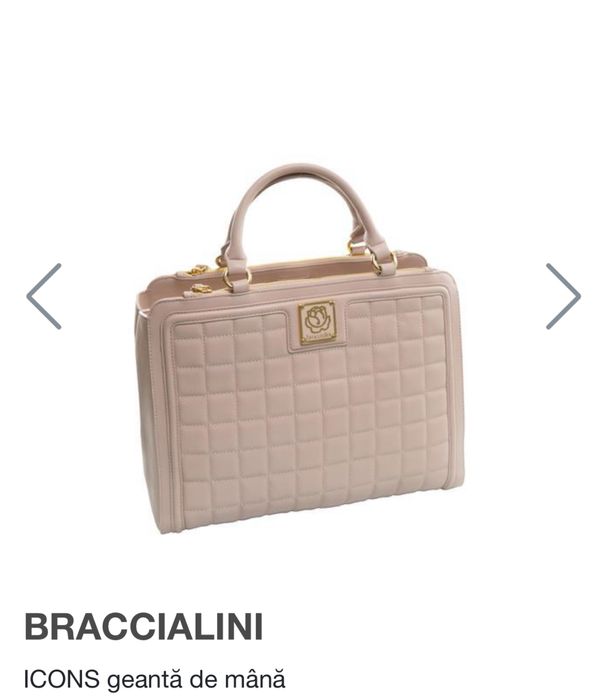 Geanta bracialini nude piele