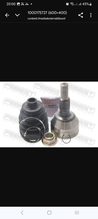 ШРУС (граната) на Cadillac SRX