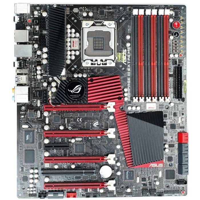 Дъно Дънна платка ASUS ROG Rampage III Extreme X58 1366 DDR3 до 48GB OVERCLOCK