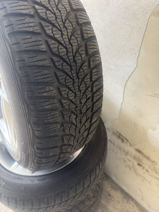 Jante r16 bmw  5x120 cu anvelope iarna 205/55 r 16