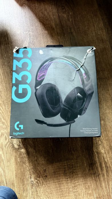 Гейминг слушалки Logitech G335 с микрофон, 3.5 мм жак